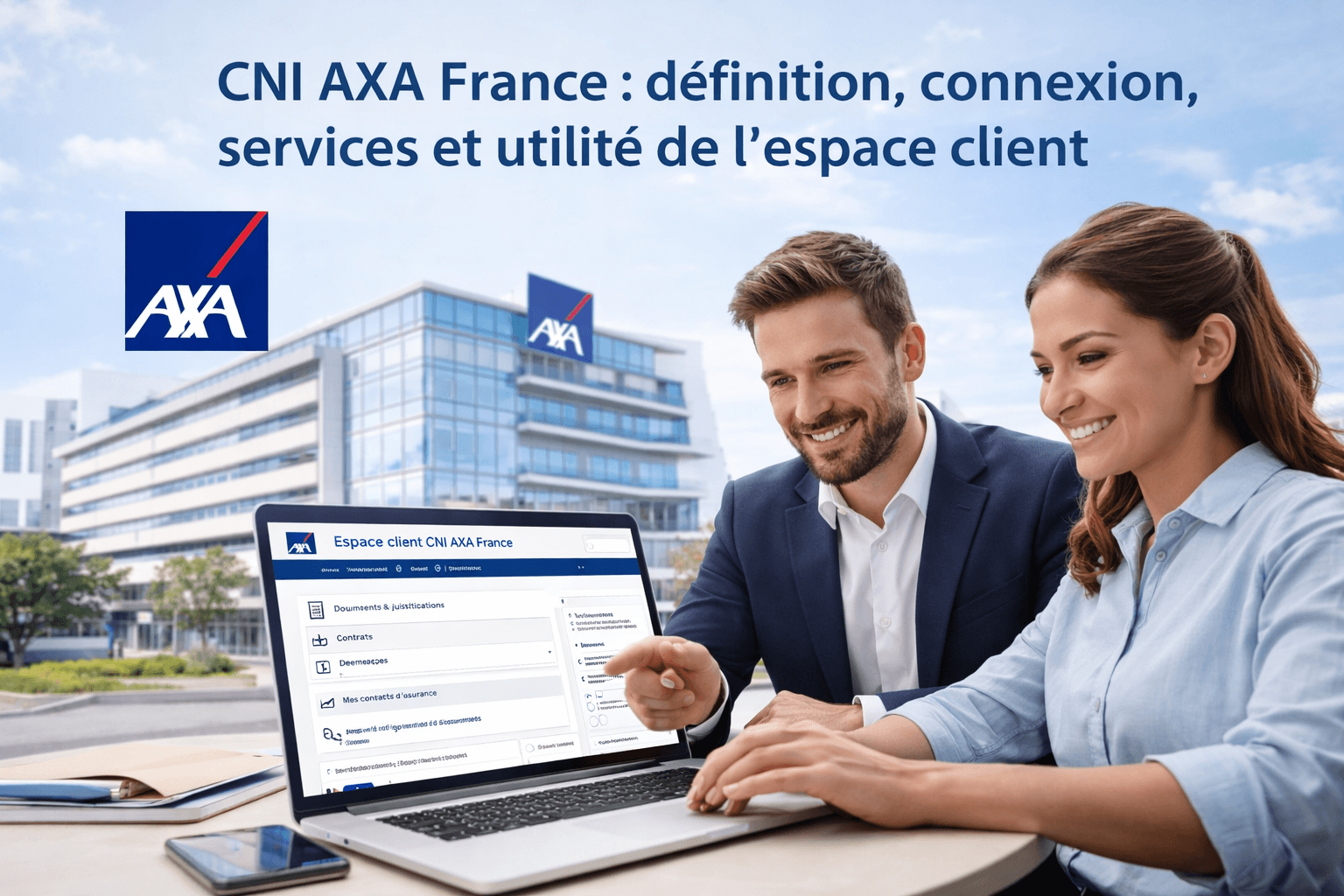 CNI AXA France : définition, connexion, services et utilité de l’espace client