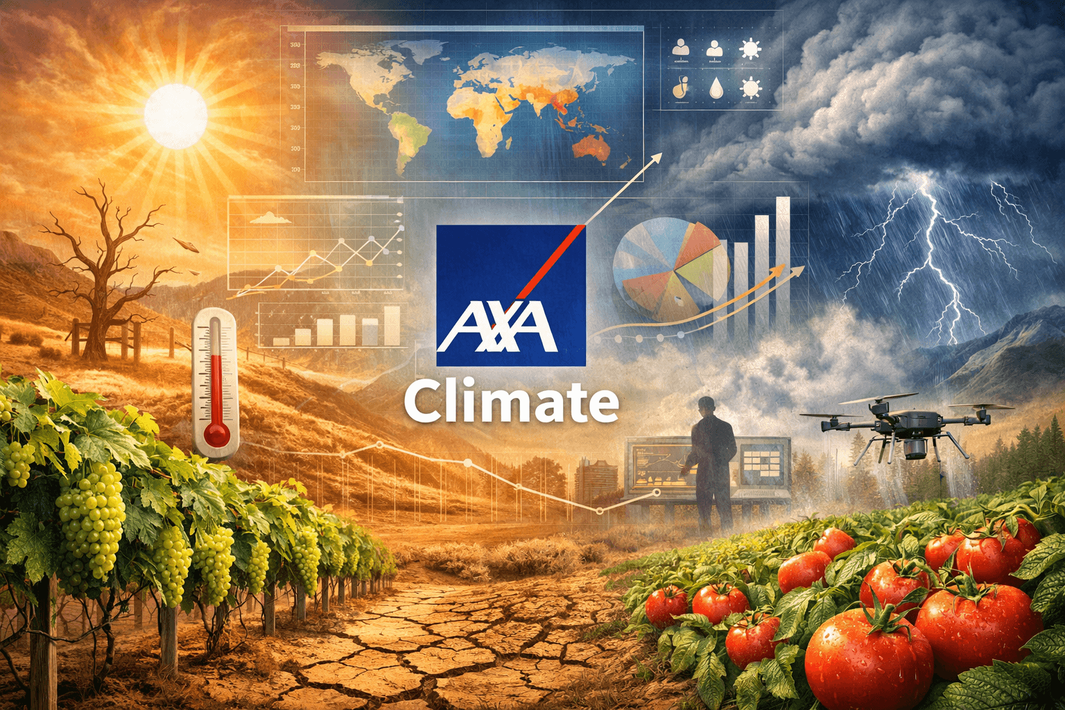 AXA Climate : modélisation des risques climatiques et stratégies d’adaptation pour l’agriculture