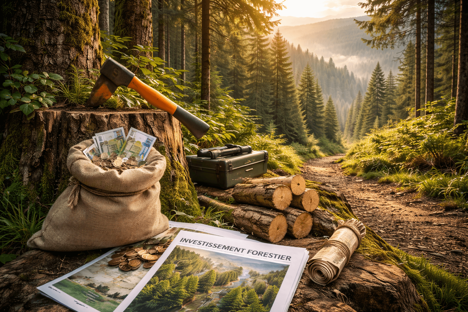 Investissement forestier : guide complet pour investir dans une forêt (rendement, fiscalité, risques)
