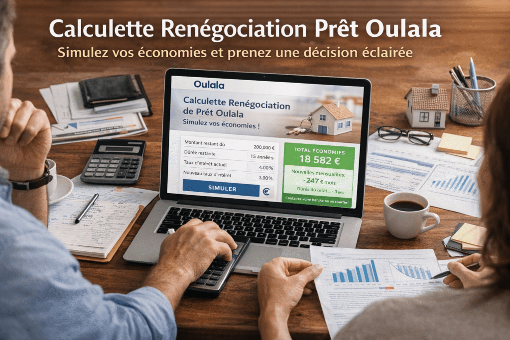 Calculette renégociation prêt Oulala : simulez vos économies et prenez une décision éclairée
