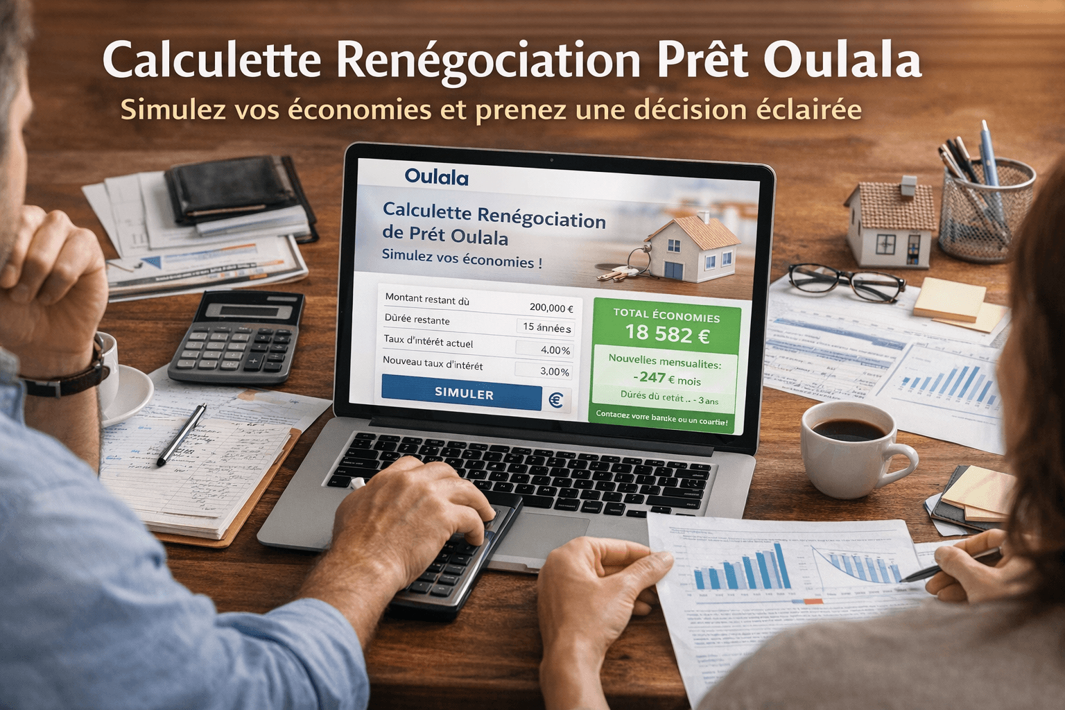 Calculette renégociation prêt Oulala : simulez vos économies et prenez une décision éclairée