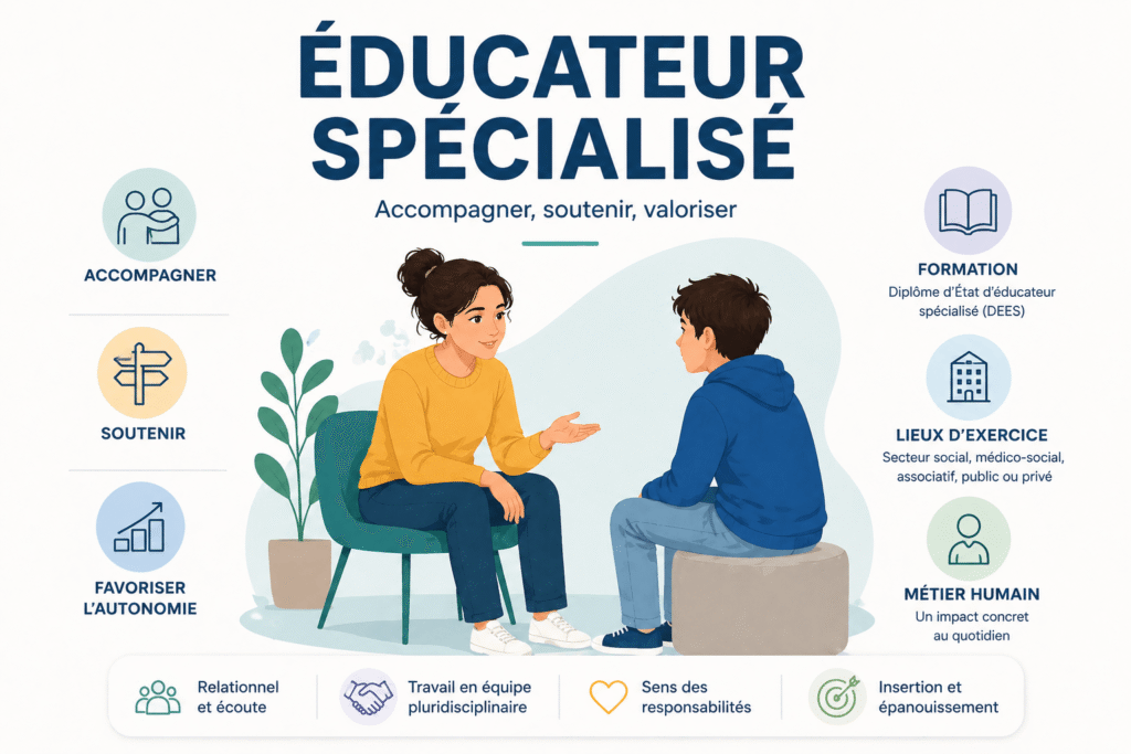 Éducateur spécialisé : métier, missions, formation et salaire
