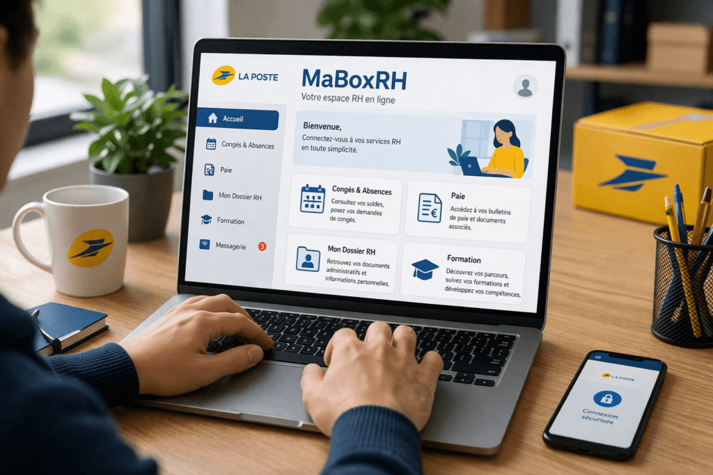 MaBoxRH : connexion, fonctionnement et utilisation pour les postiers