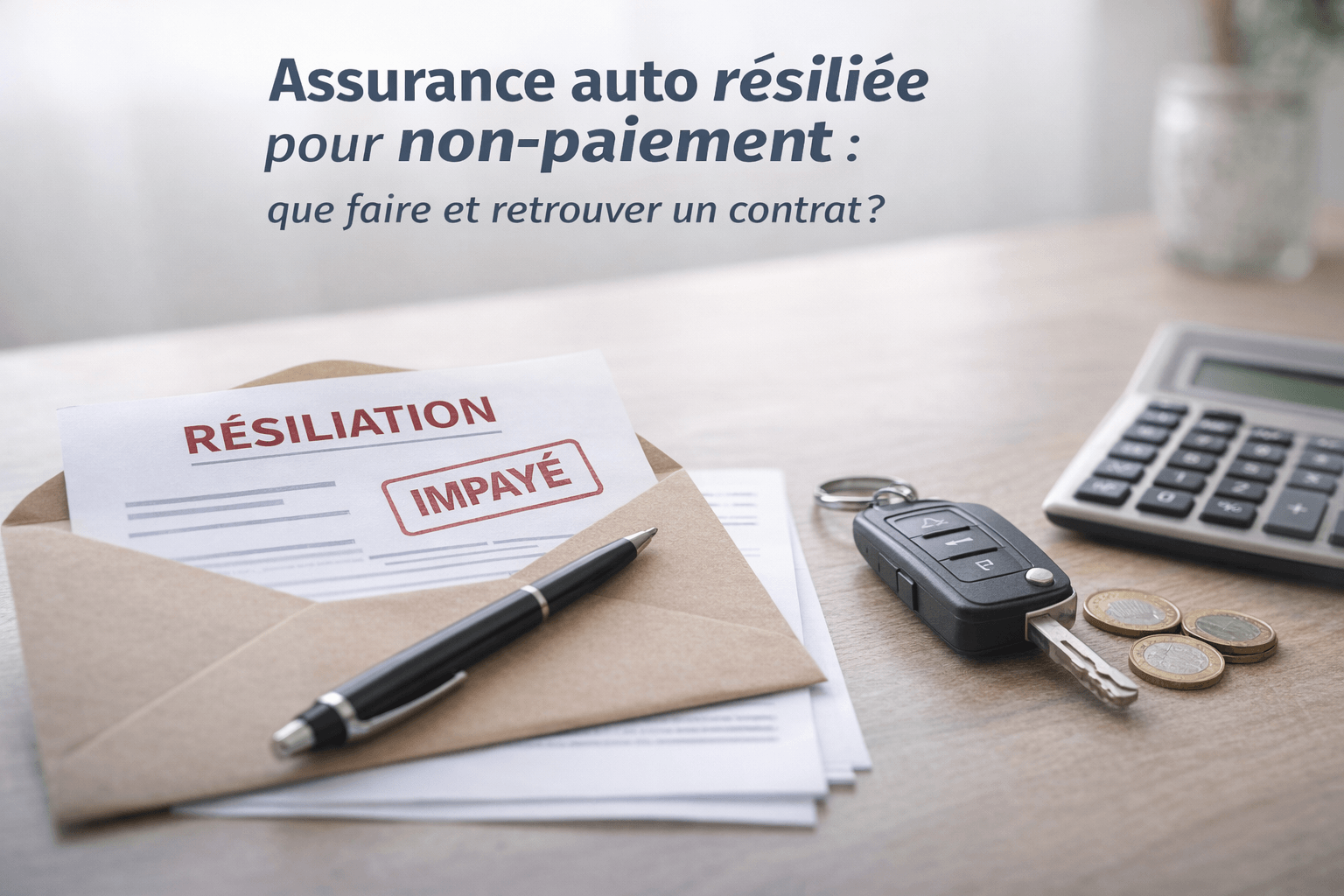 Résiliation d’assurance auto pour non-paiement : comprendre, réagir et rebondir