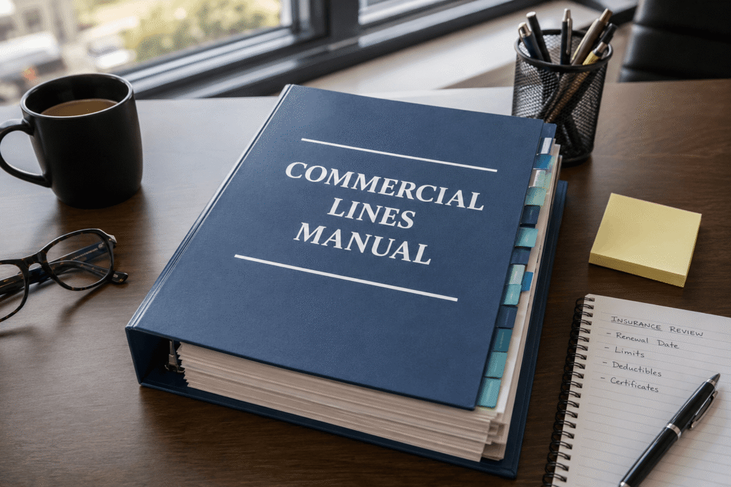 Commercial lines manual