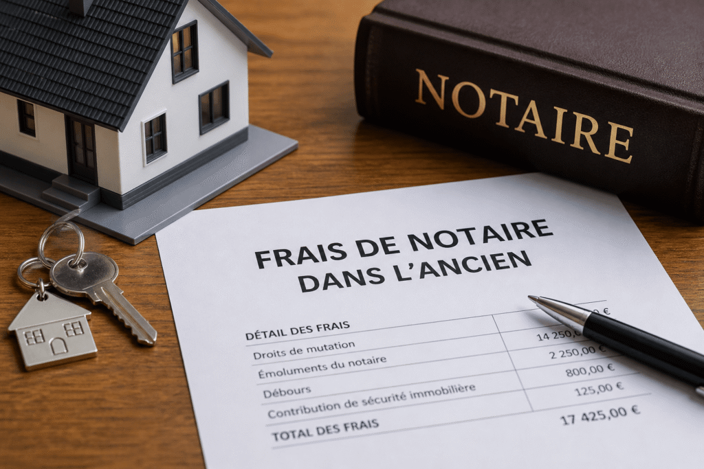 Frais de notaire dans l'ancien